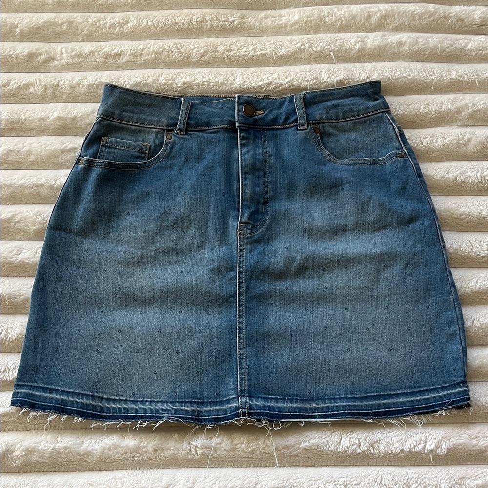 Copper Key Denim Skirt!